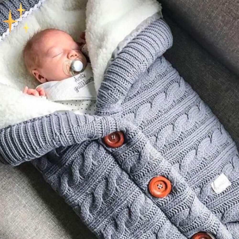 Baby Slaapzak met Patroon en Knopen 0