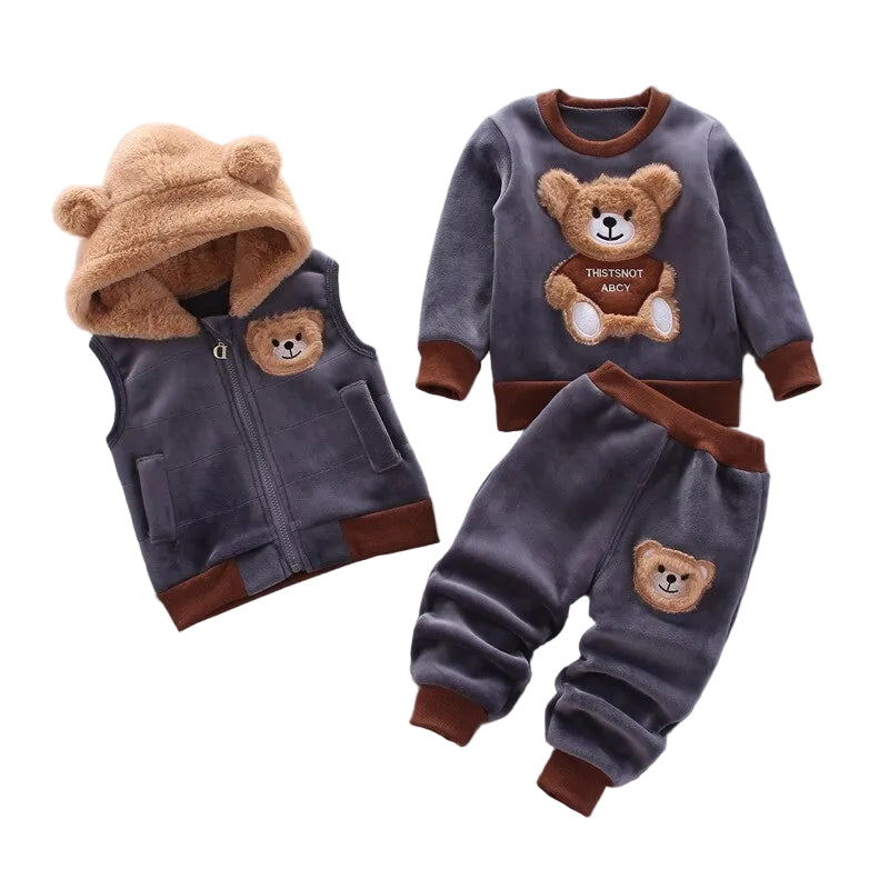 Baby Winterset voor Jongens en Meisjes met Schattige Capuchon 0