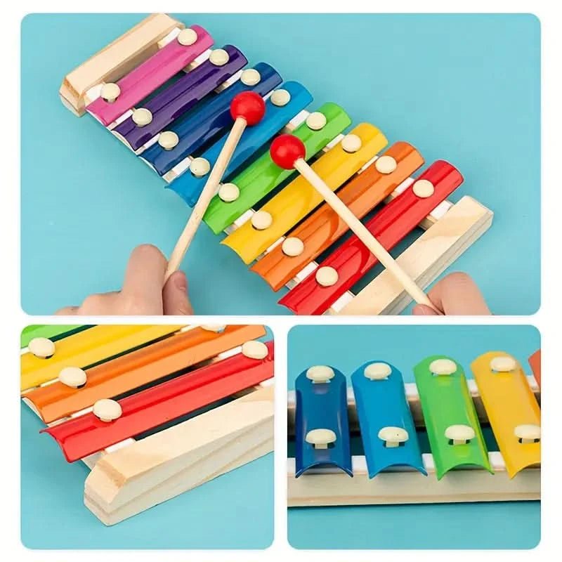 Baby's Montessori Speelset 5-in-1 Creatief Leren en Ontdekken 4
