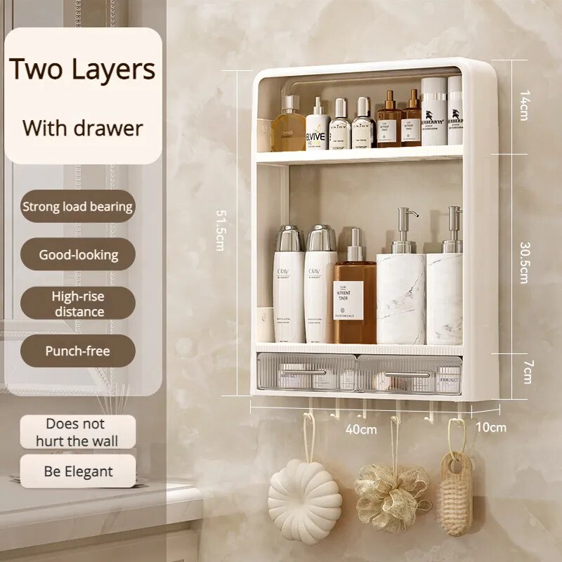 Badkamer Organizer Plank Wandgemonteerd 7