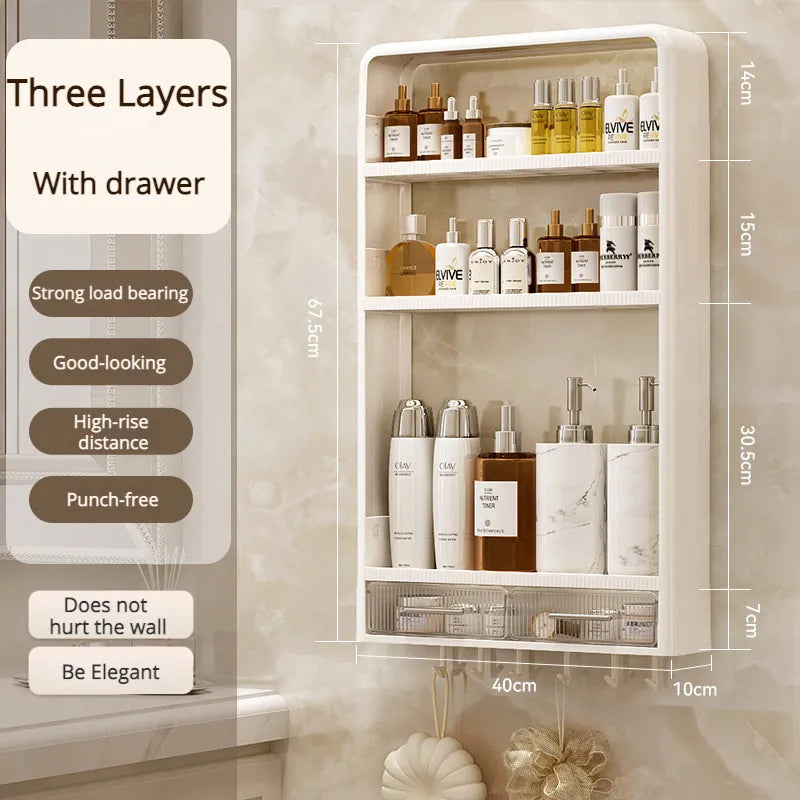 Badkamer Organizer Plank Wandgemonteerd 9