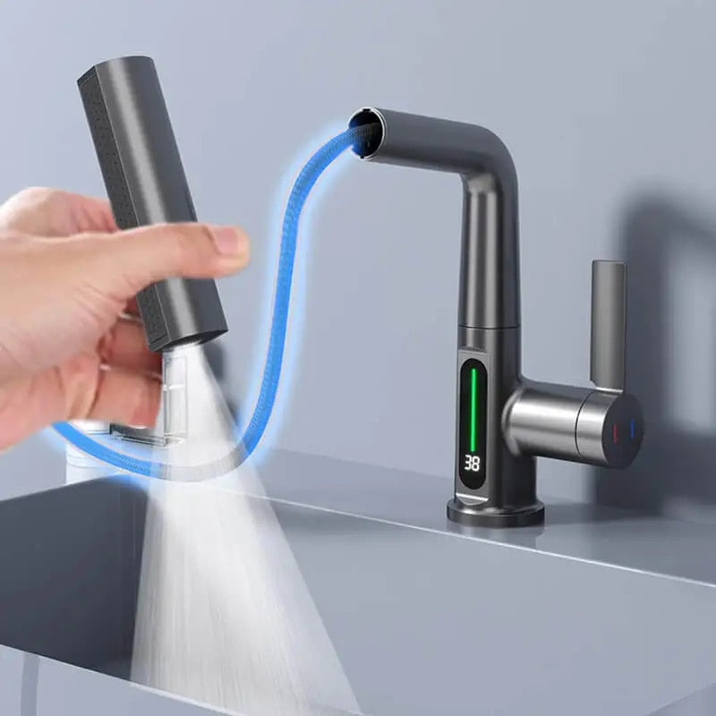 Badkamerkraan 3-in-1 Uitschuifbaar Met Watervalfunctie 4