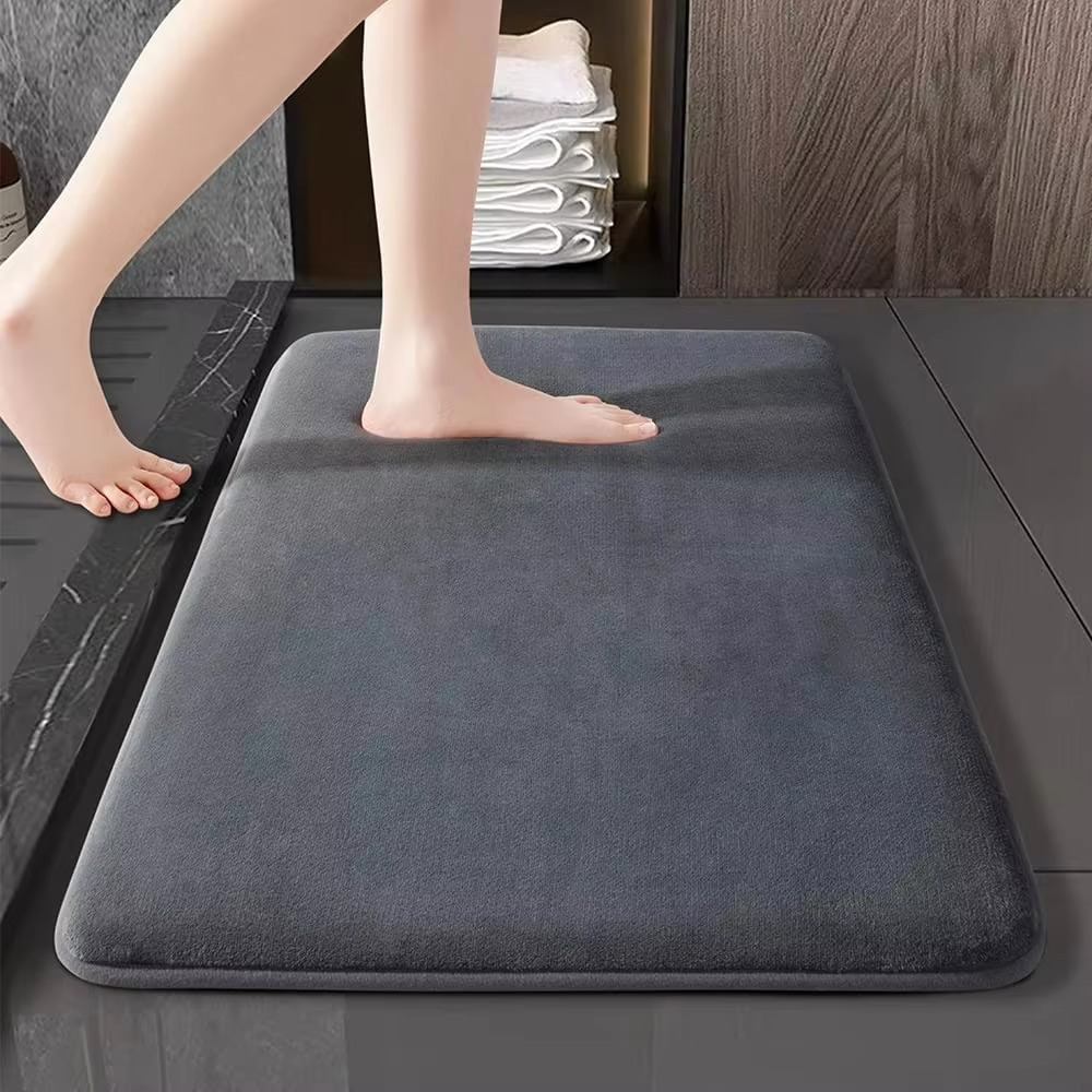 Badmat Luxe Antislip Koraalfluweel 0