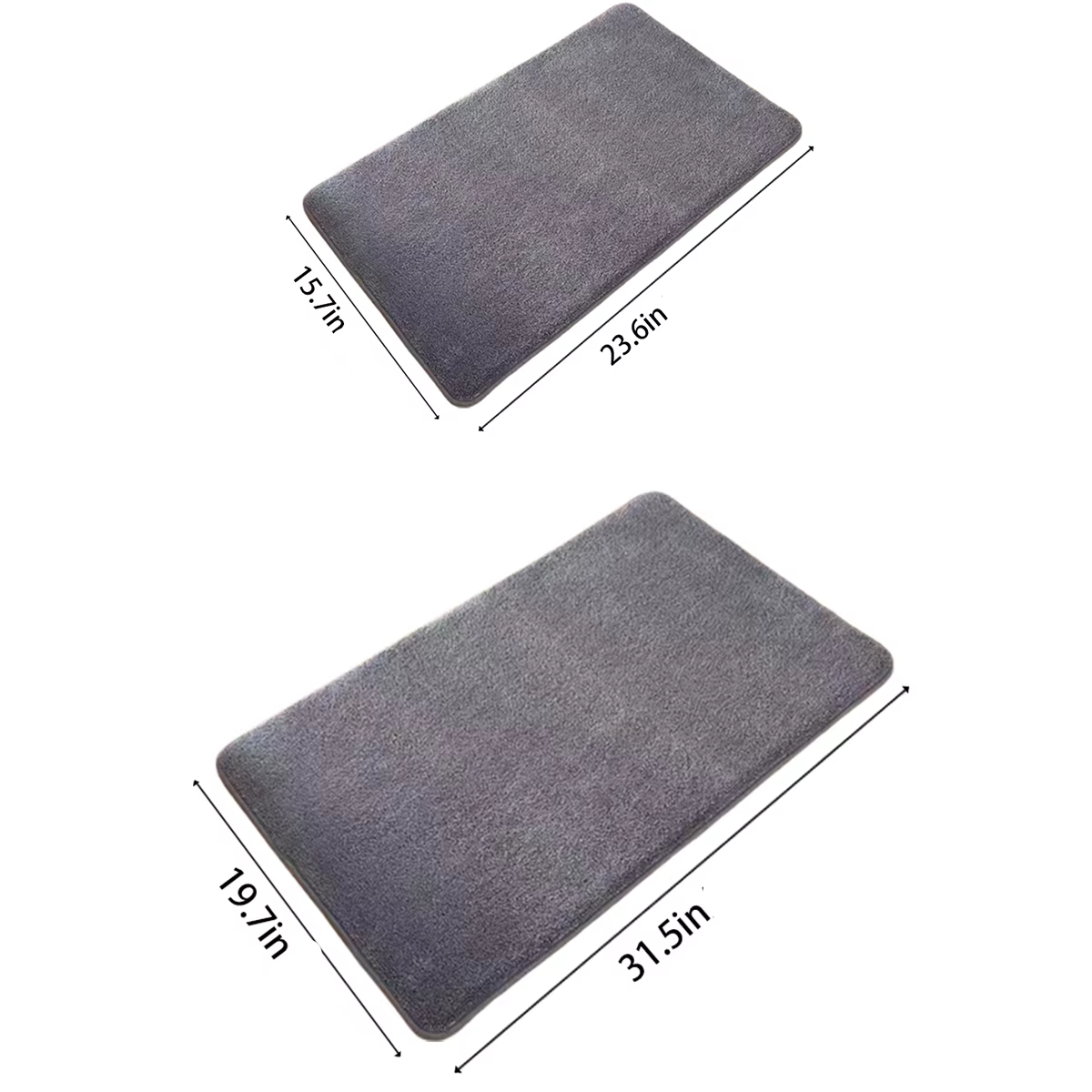 Badmat Luxe Antislip Koraalfluweel 4