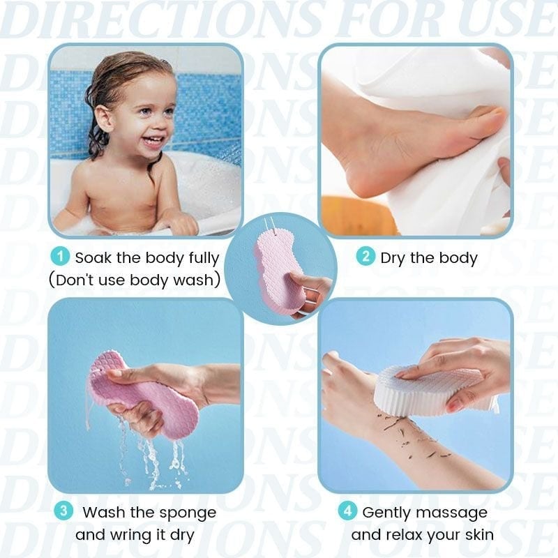 Badspons voor Exfoliatie en Reiniging voor Het Hele Gezin 6