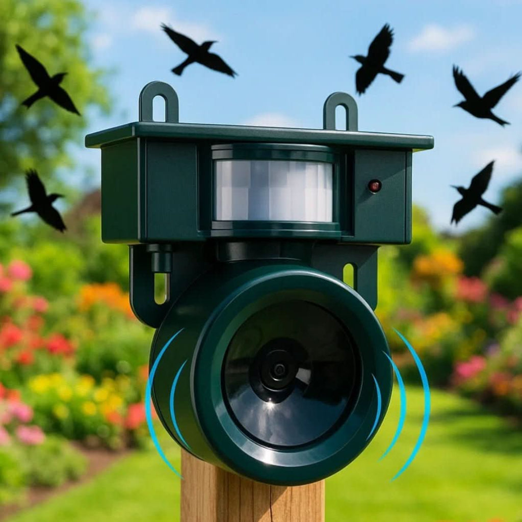Bewegingsdetector voor Vogels met Geluidsafschrikking 0