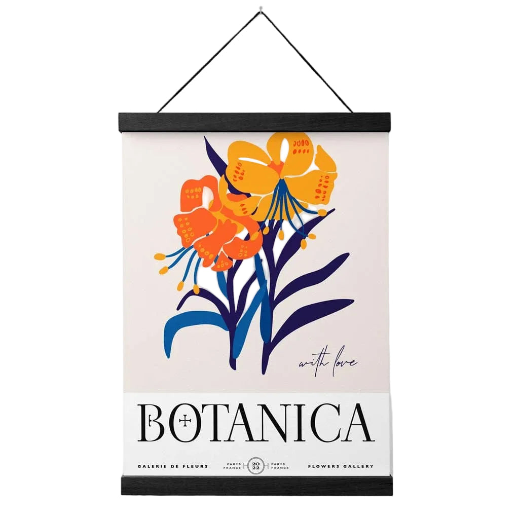 Bloemenmarkttentoonstelling Poster met Hanger voor Decoratie 0