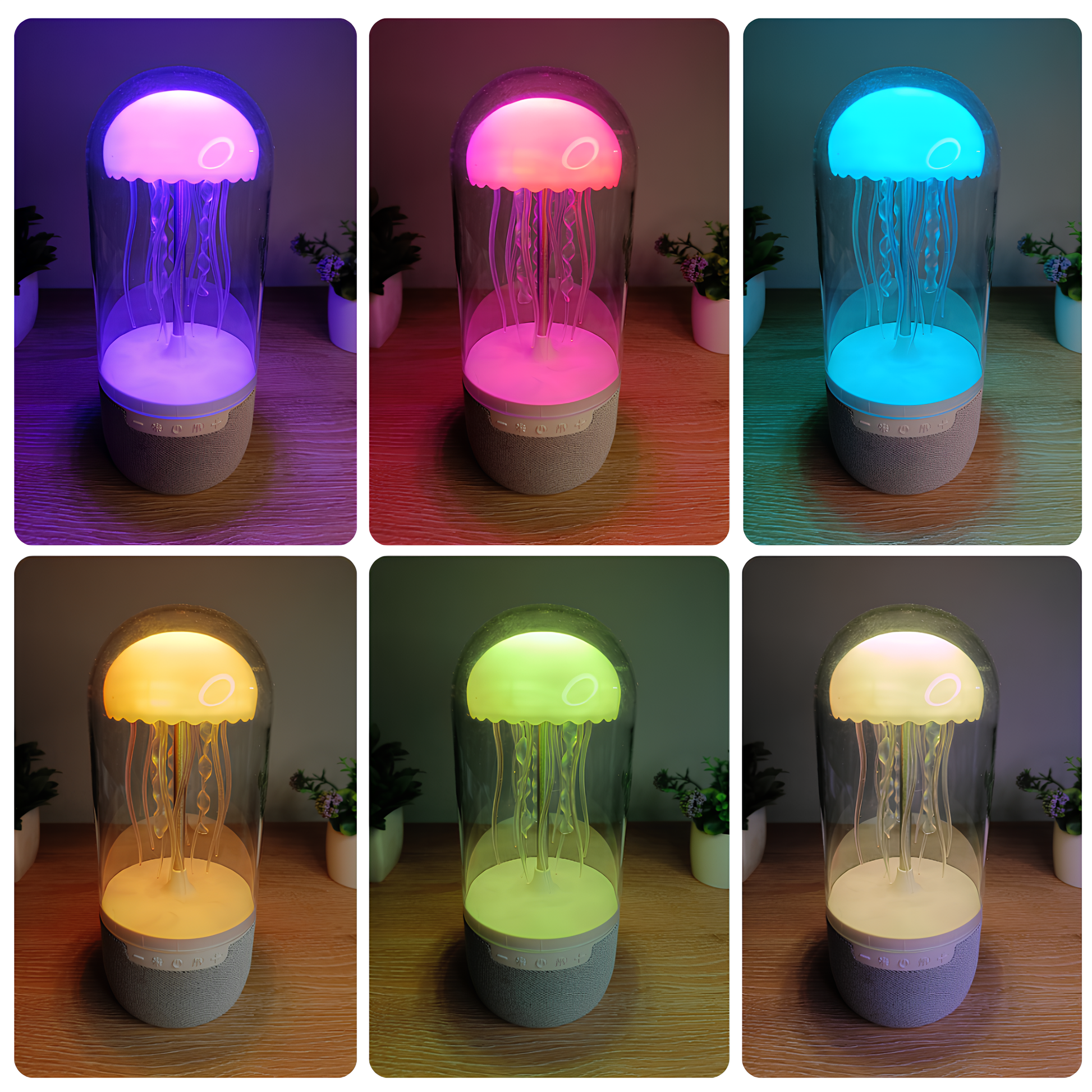 Bluetooth Jellyfish Luidspreker Met Neonlichten 5