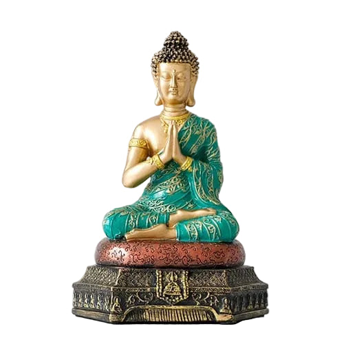 Boeddha Beeld Mediterend Home Decoratie voor Spirituele Sfeer 0