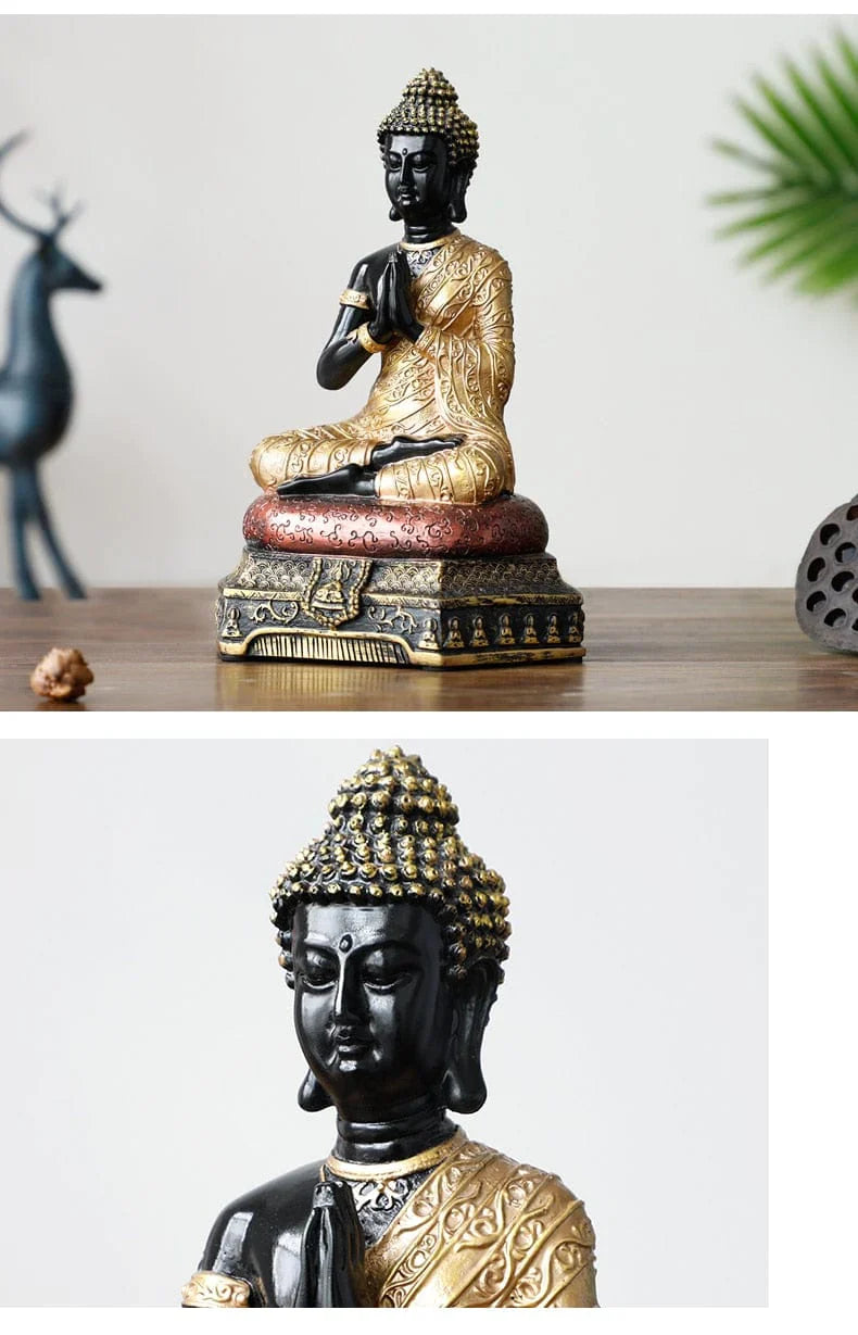 Boeddha Beeld Mediterend Home Decoratie voor Spirituele Sfeer 6