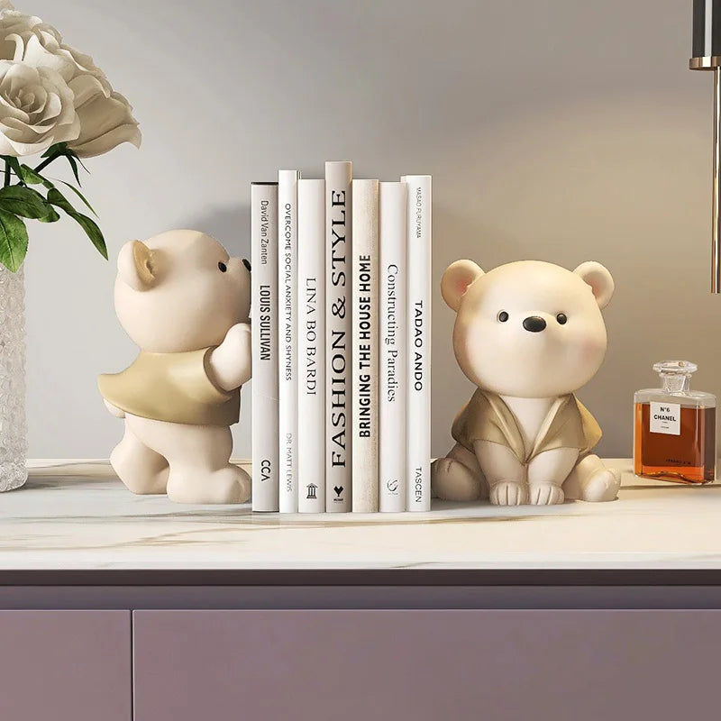 Boekensteun Milo Bear Speels Decoratief Accent voor Boeken 3