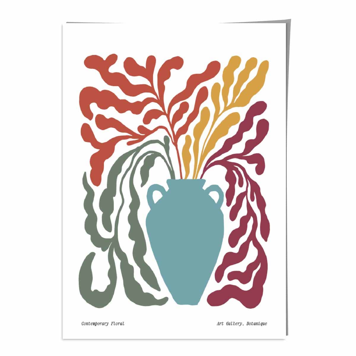 Boho Botanische Poster Kunst Aan De Muur Met Bloemmotief 0