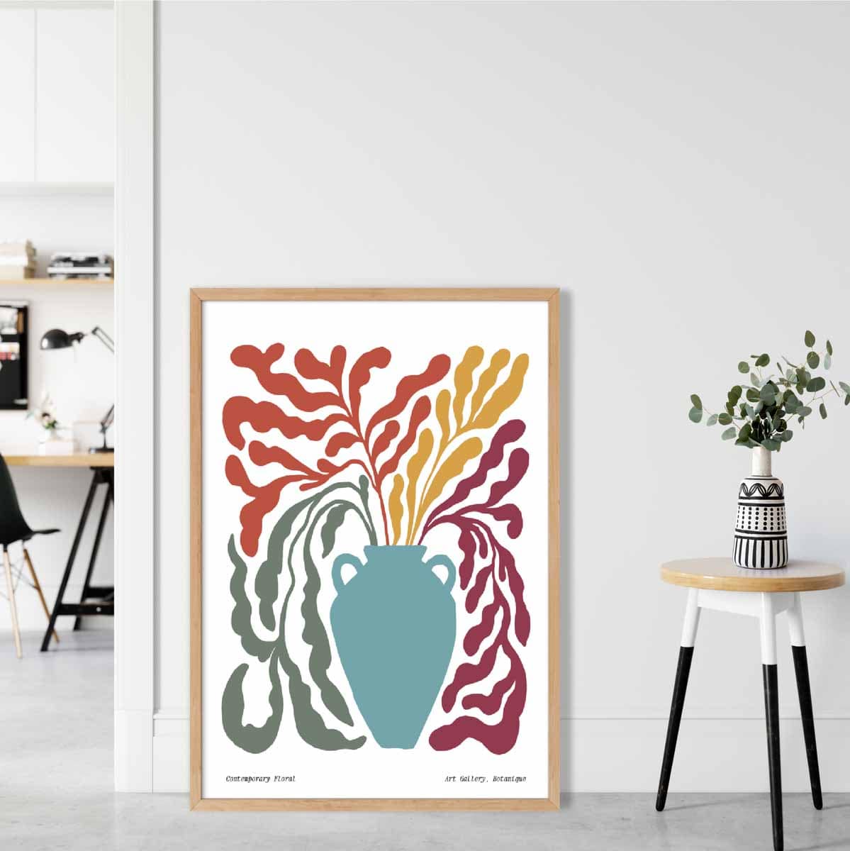 Boho Botanische Poster Kunst Aan De Muur Met Bloemmotief 1