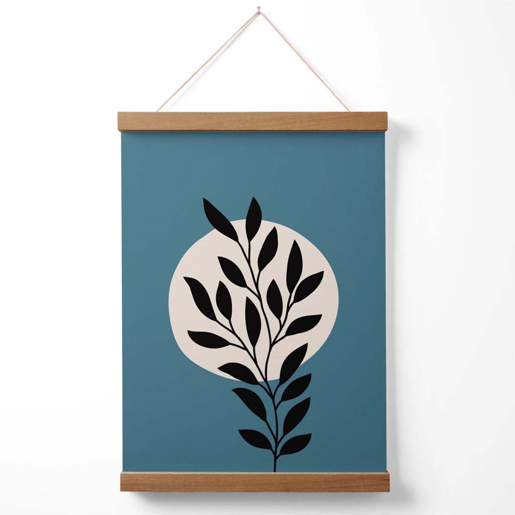 Boho Grafische Bloemenposter Met Hanger 3