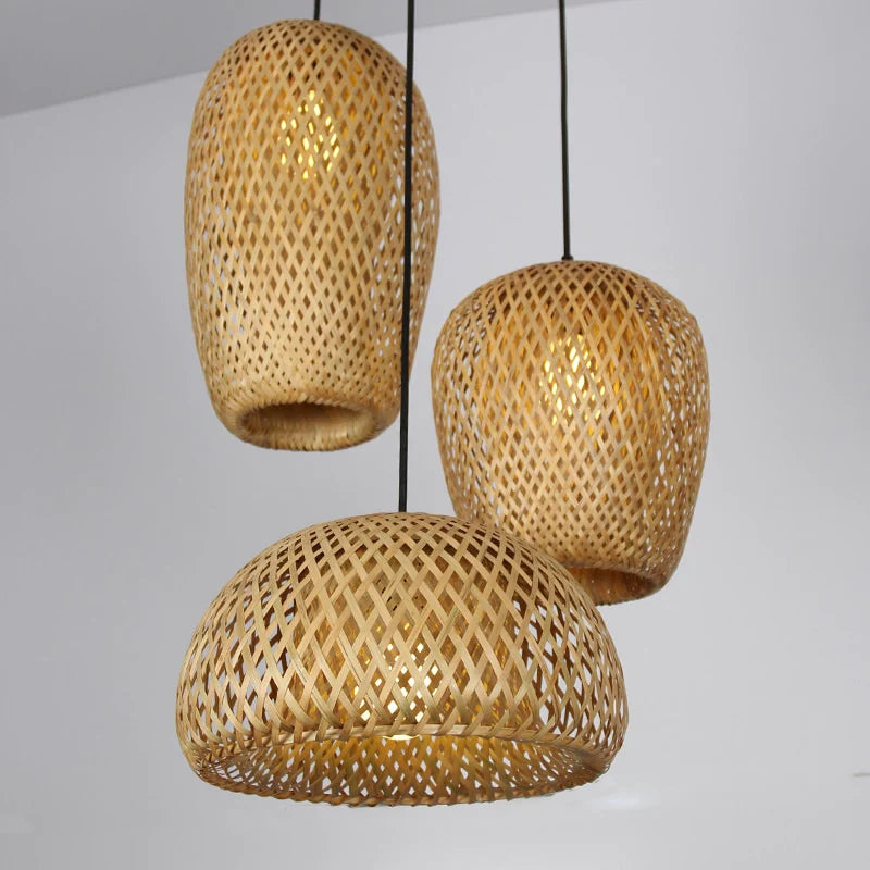 Boho Hanglamp Rotan Stijl 3