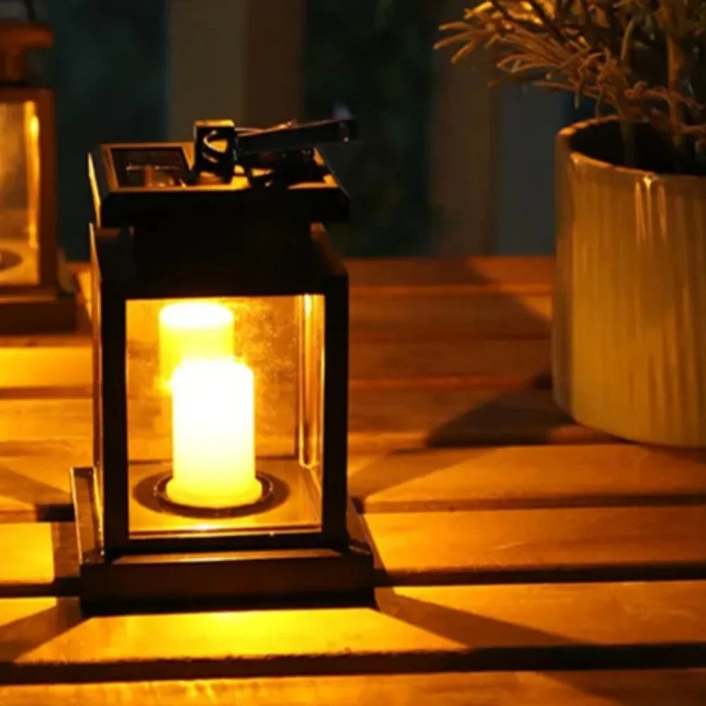 Buiten Hanglamp met Flikkerend LED-effect voor Tuin en Terras 1