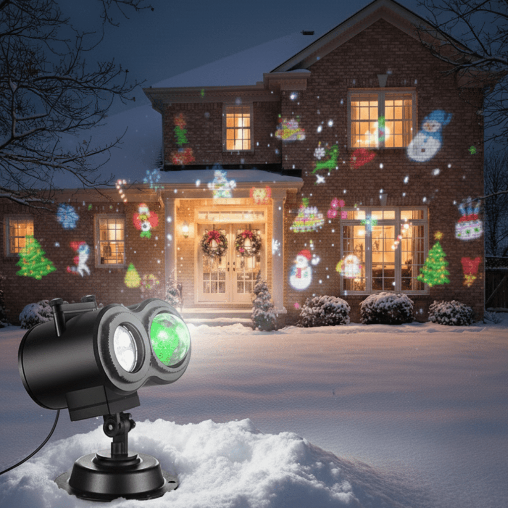 Buiten Kerstverlichtingsprojector met 16 Motieven 0