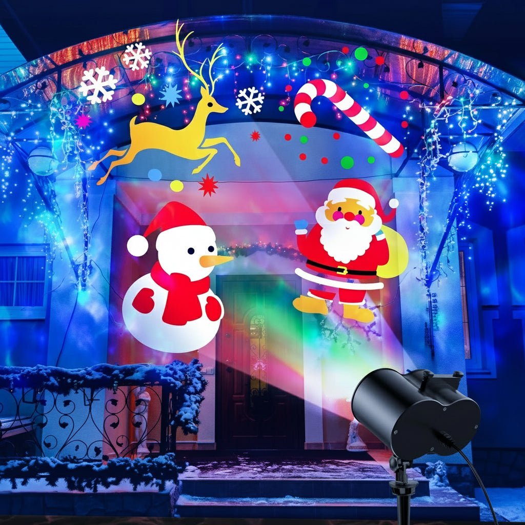 Buiten Kerstverlichtingsprojector met 16 Motieven 1