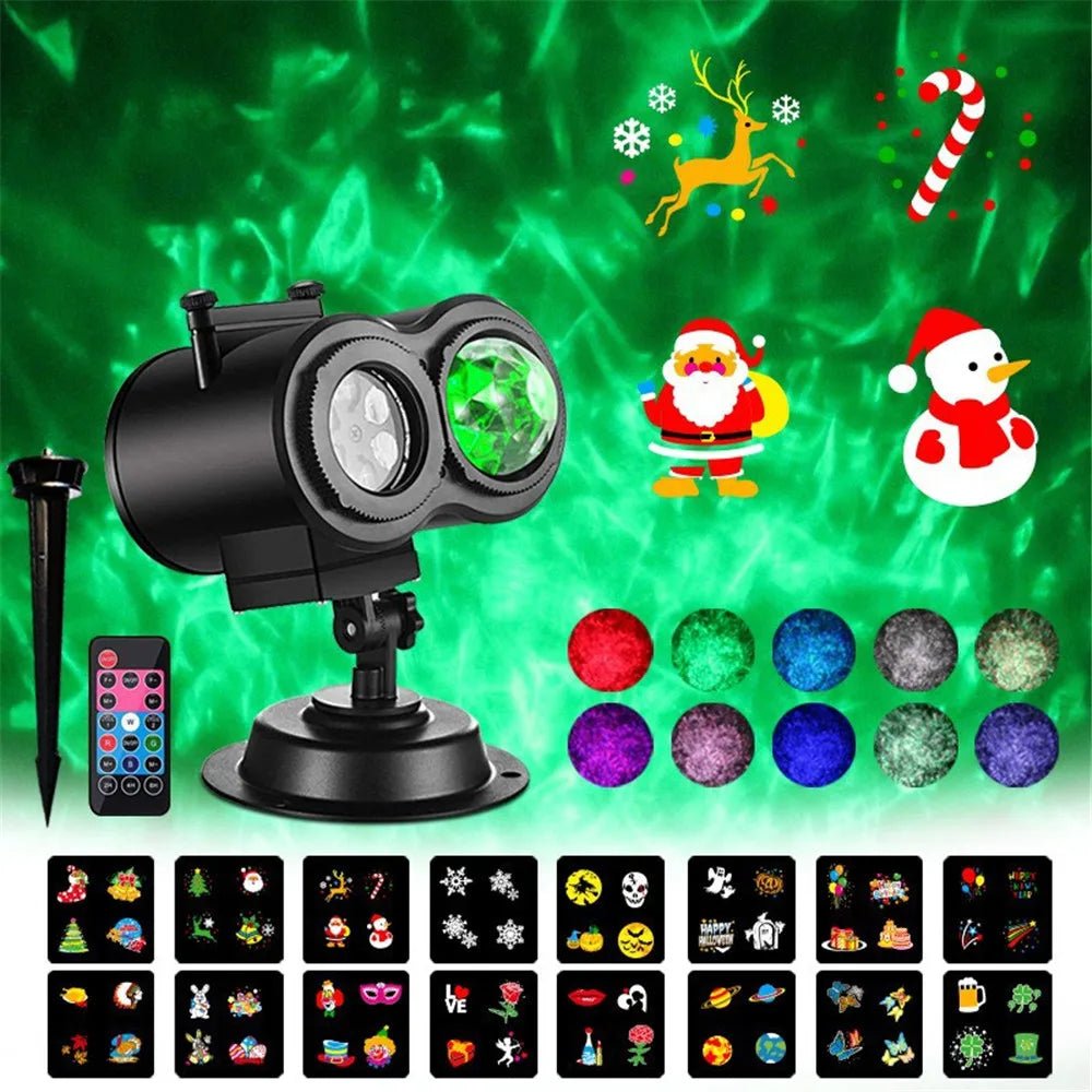 Buiten Kerstverlichtingsprojector met 16 Motieven 4