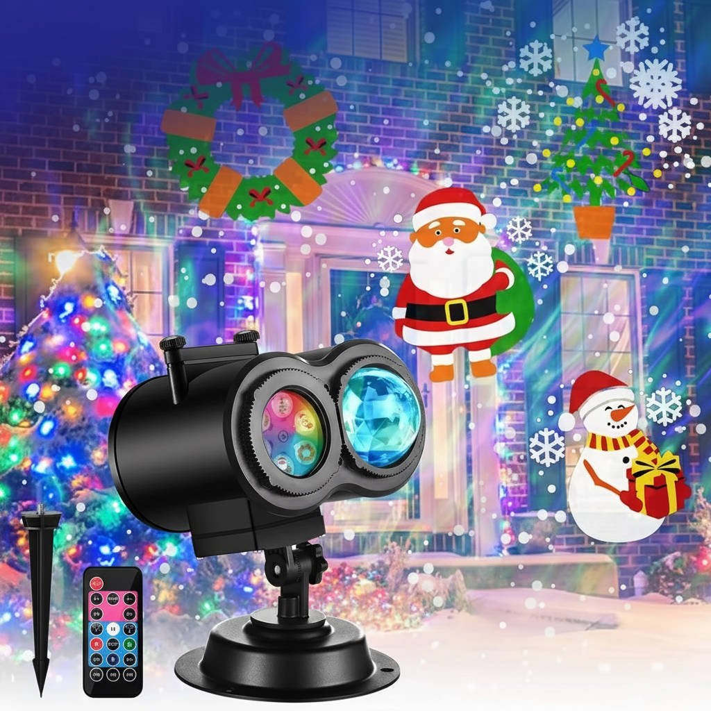 Buiten Kerstverlichtingsprojector met 16 Motieven 5