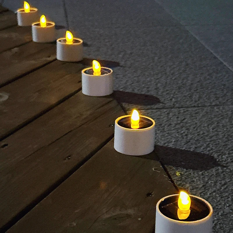 Buiten LED-kaarsen Flikkerend voor Tuin en Terras 1