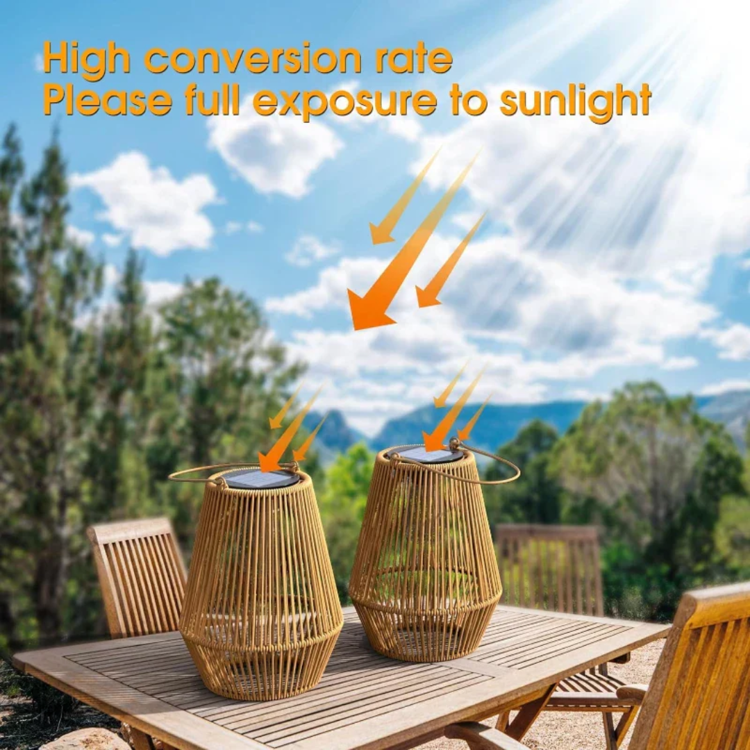Buiten Tuinlamp Solar Handgemaakt 1