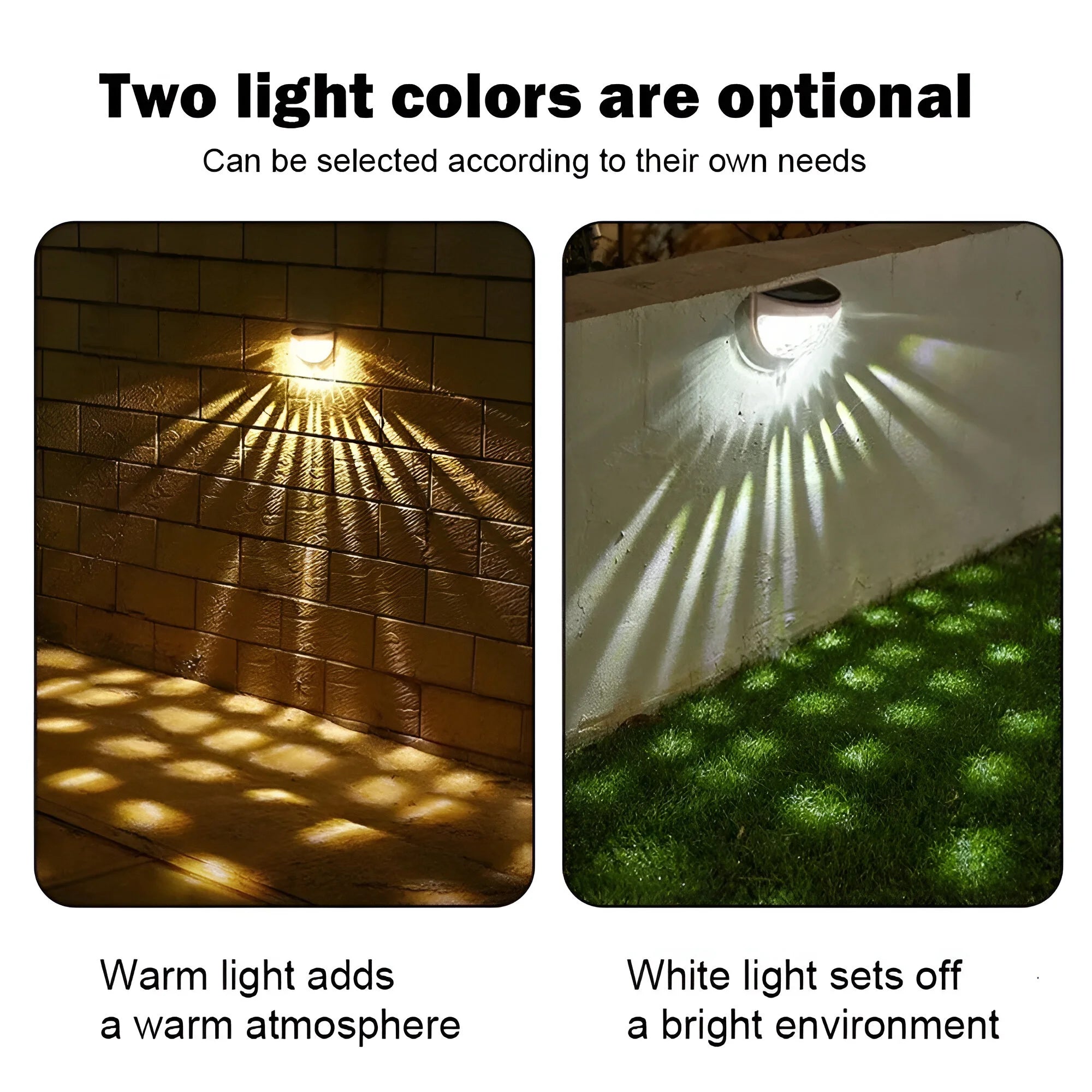 Buiten Wandlamp Zonne-energie Tuinverlichting 5
