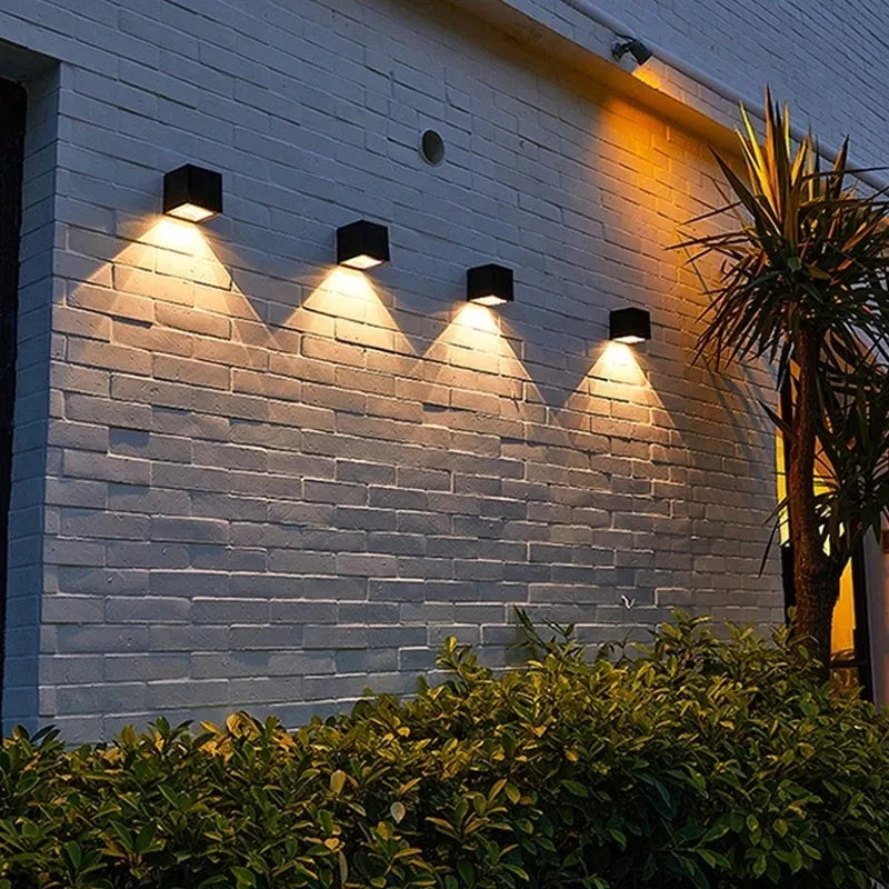 Buiten Wandlamp op Zonne-energie 2-in-1 2