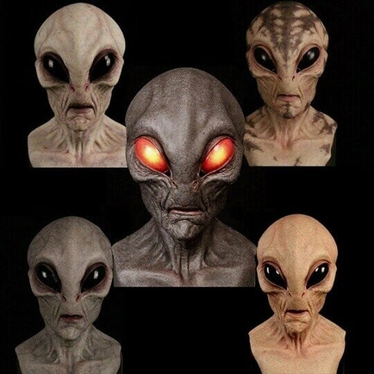 Buitenaards Masker Realistisch voor Halloween 2