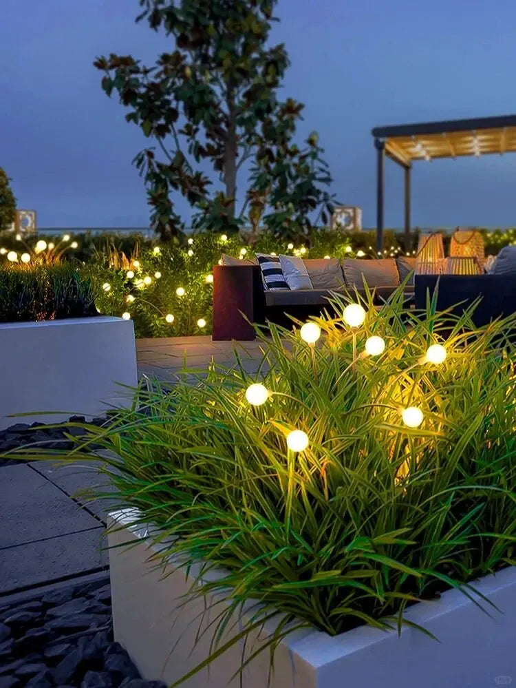 Buitenlamp Driekoppige LED met Solar Tuinverlichting en Schemersensor 2