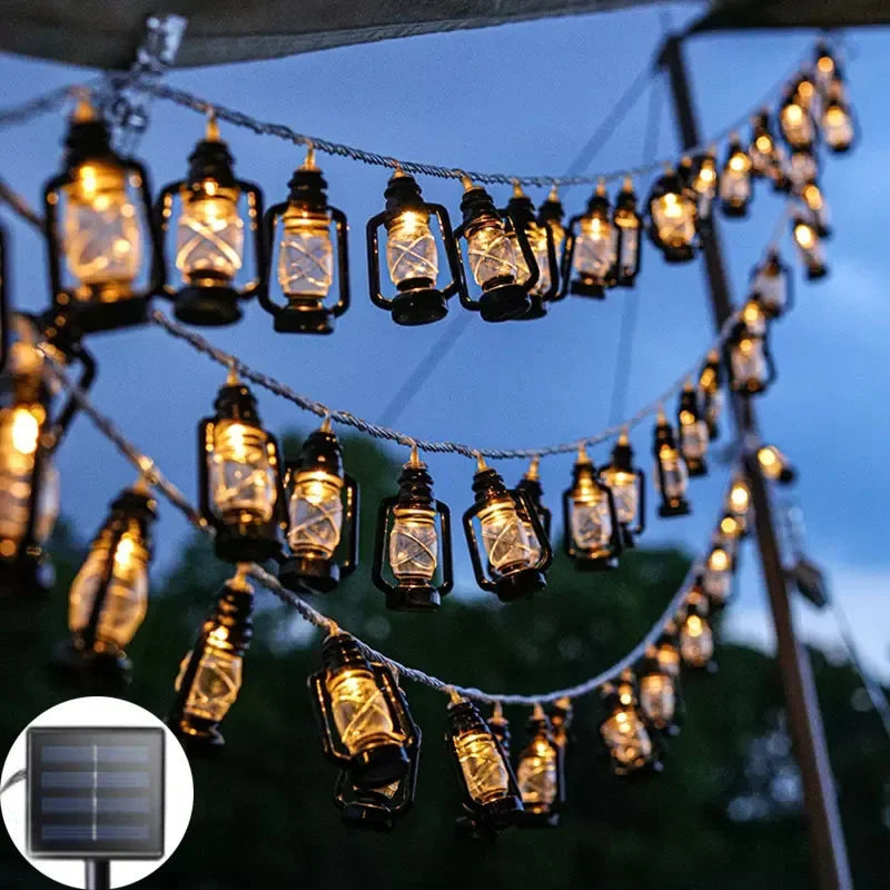 Buitenlamp LED Lichtsnoeren met Vlameffect voor Tuin en Terras 3