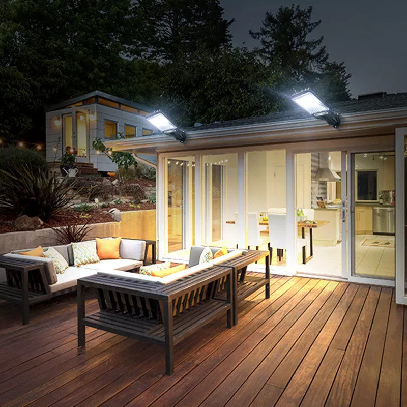 Buitenlamp Met Bewegingssensor Zonne-energie LED Poortlamp Voor Buitenverlichting 1