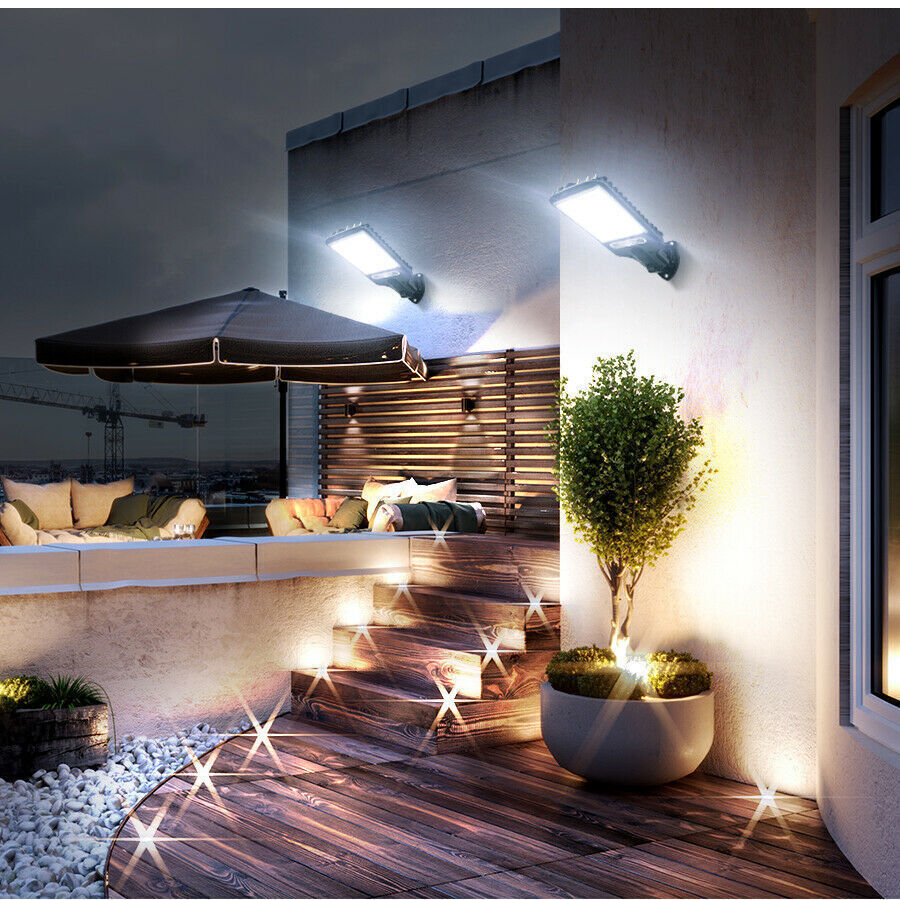 Buitenlamp Met Bewegingssensor Zonne-energie LED Poortlamp Voor Buitenverlichting 2