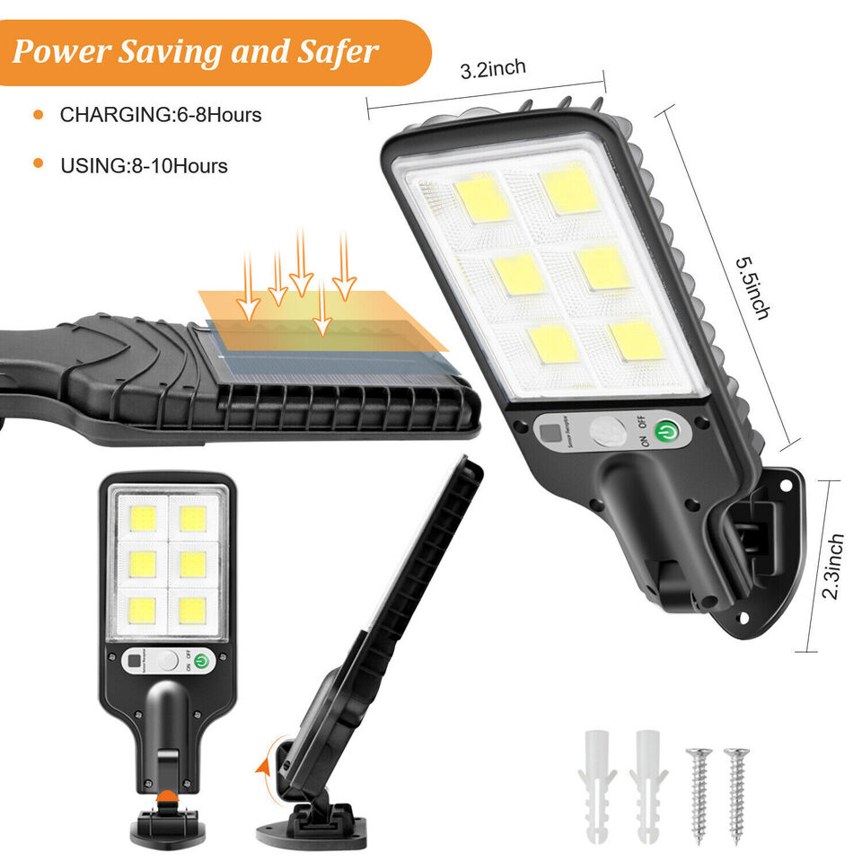 Buitenlamp Met Bewegingssensor Zonne-energie LED Poortlamp Voor Buitenverlichting 7