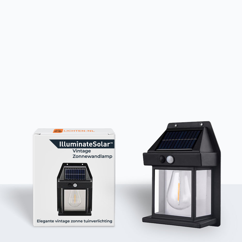 Buitenlamp Retro met Bewegingssensor Zonne-energie 2
