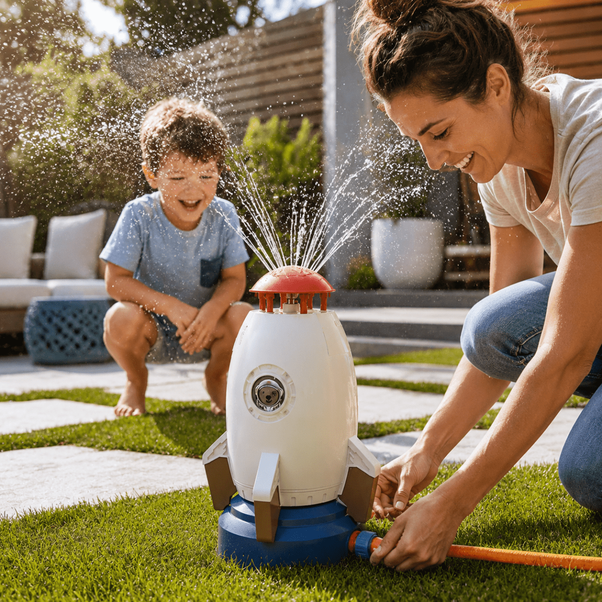Buitenspeelgoed Waterplezier 360° Draaiend Spel Voor Kinderen Vanaf 3 Jaar 3