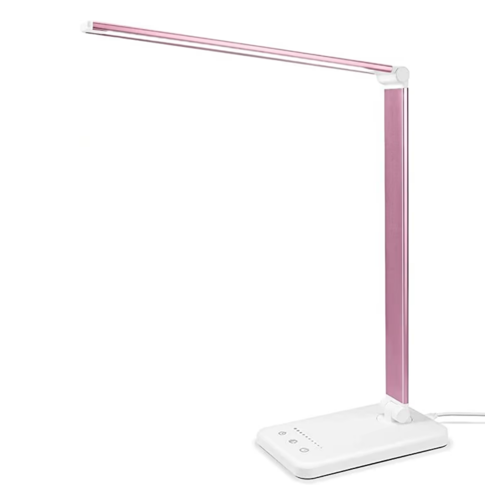 Bureaulamp LED Dimbaar met USB-oplaadpoort en Flexibele Arm 1
