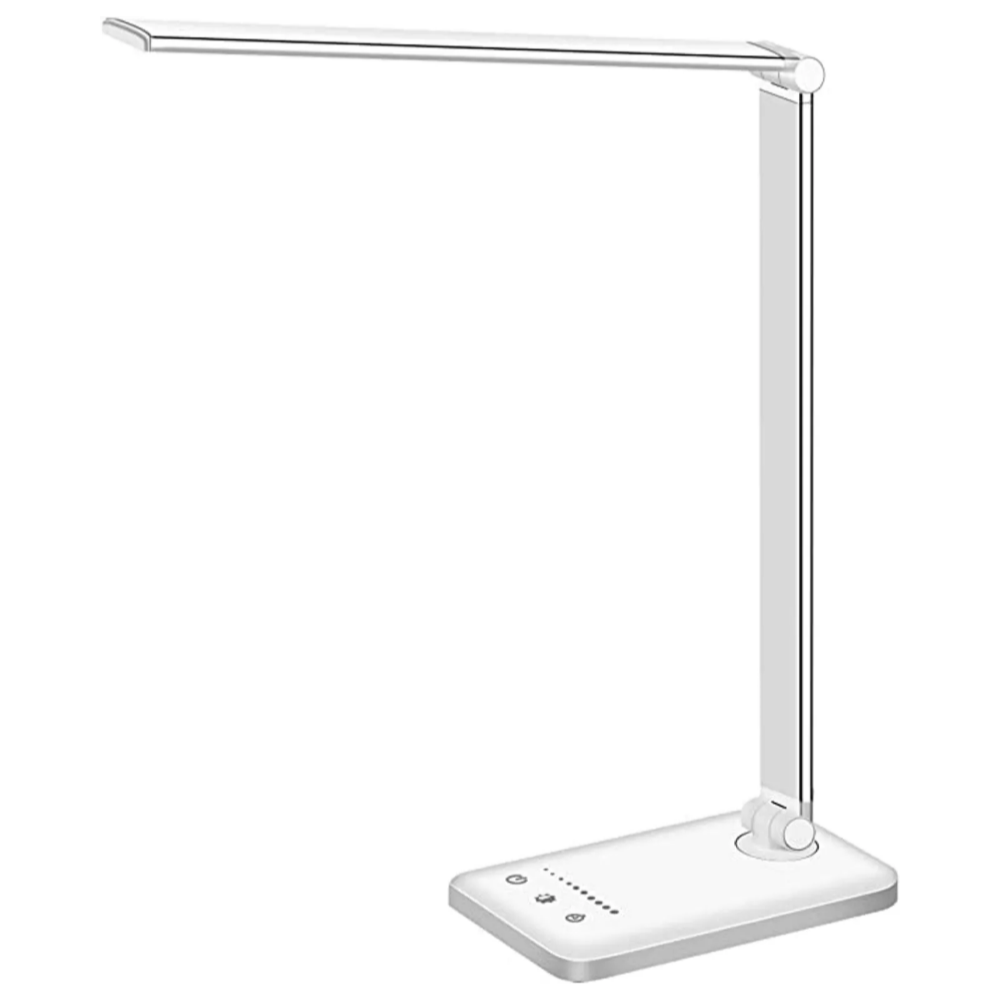 Bureaulamp LED Dimbaar met USB-oplaadpoort en Flexibele Arm 2