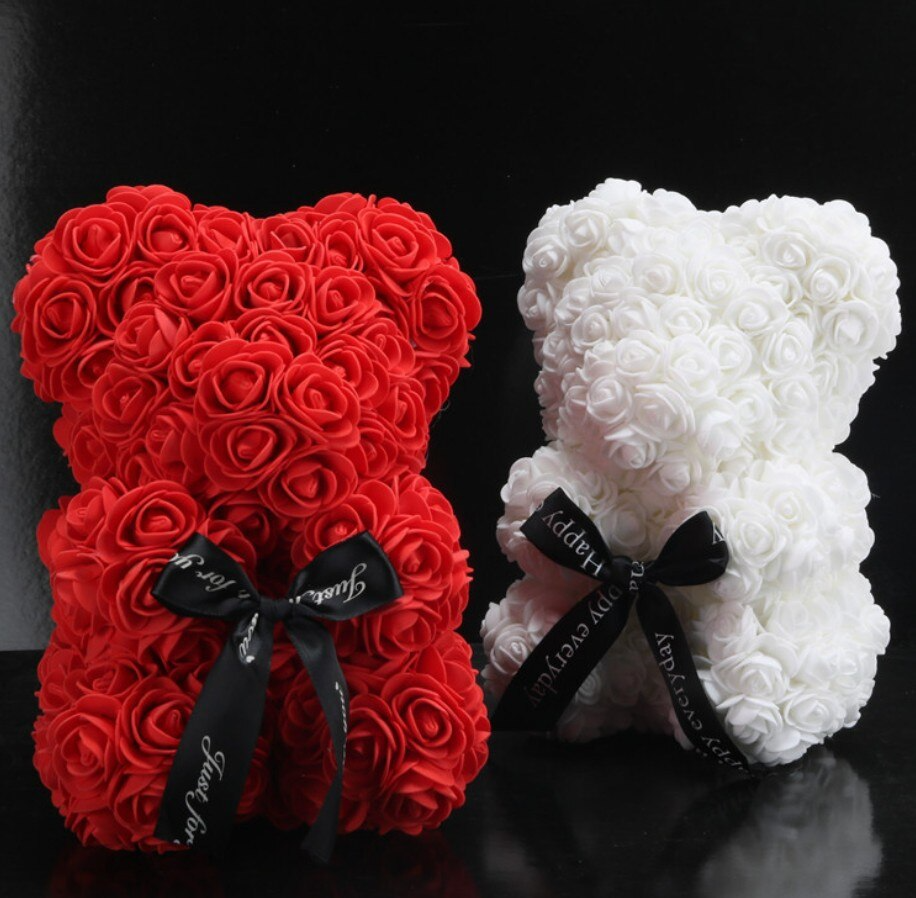 Cadeau voor Liefde | Teddybeer van Rozen 0