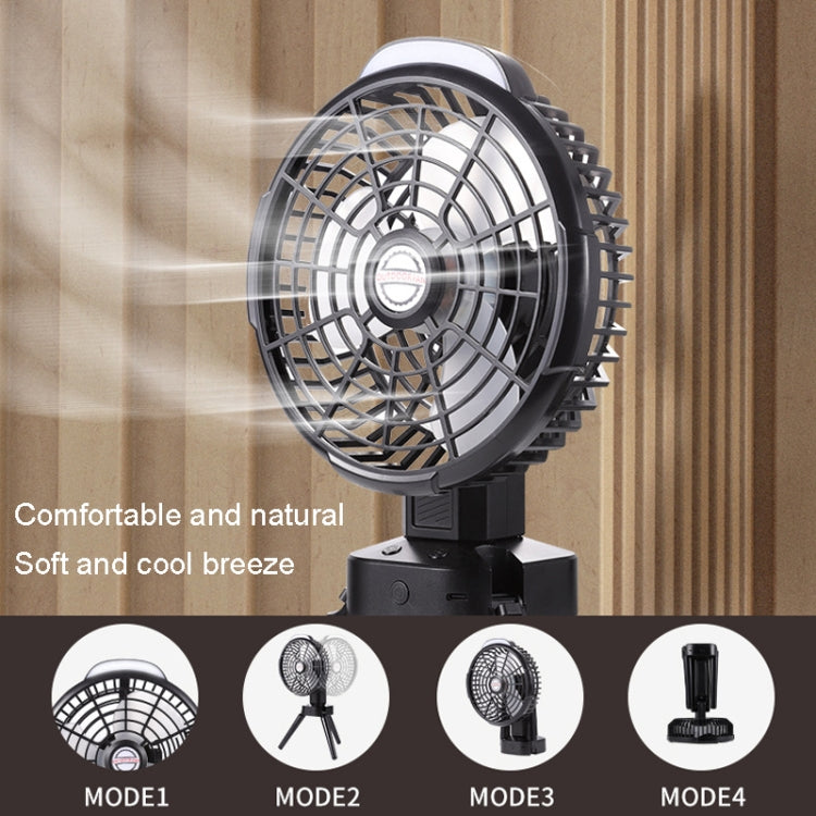 Camping Ventilator met LED-verlichting en Statief 2