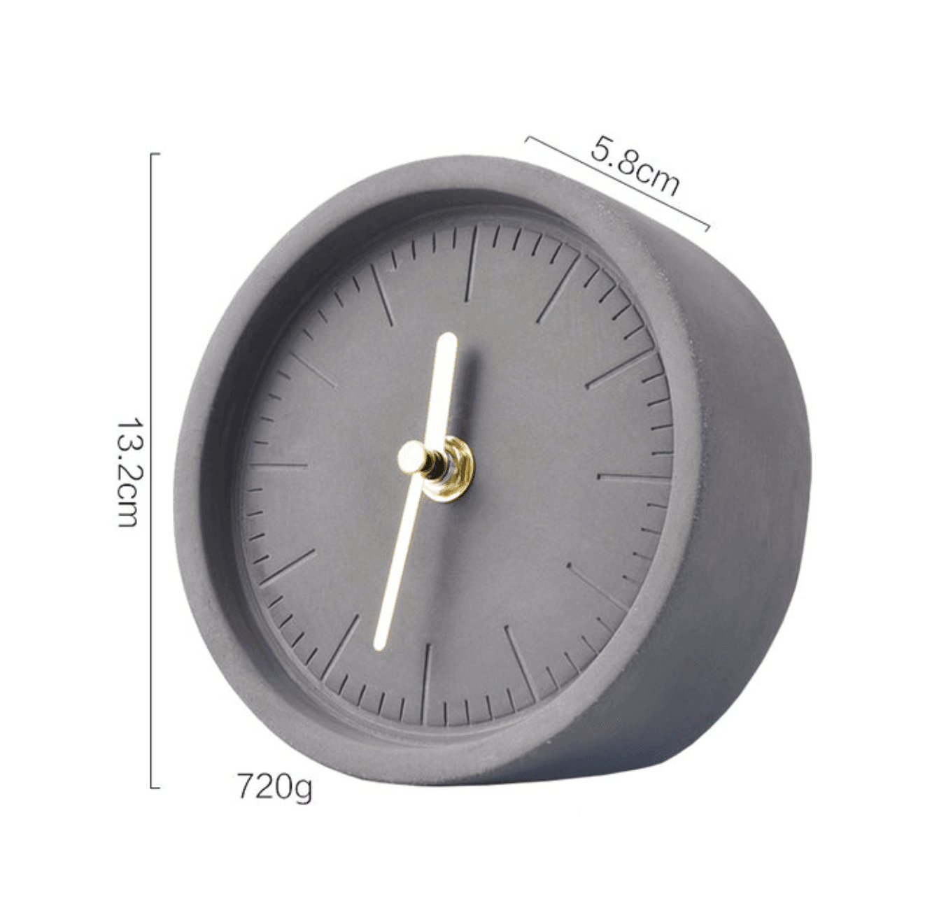 Cement Design Bureauklok Minimalistisch 4