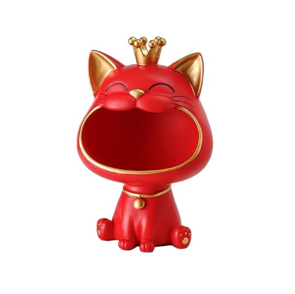 Charmante Gelukskat Beeld Feng Shui Maneki Neko 6