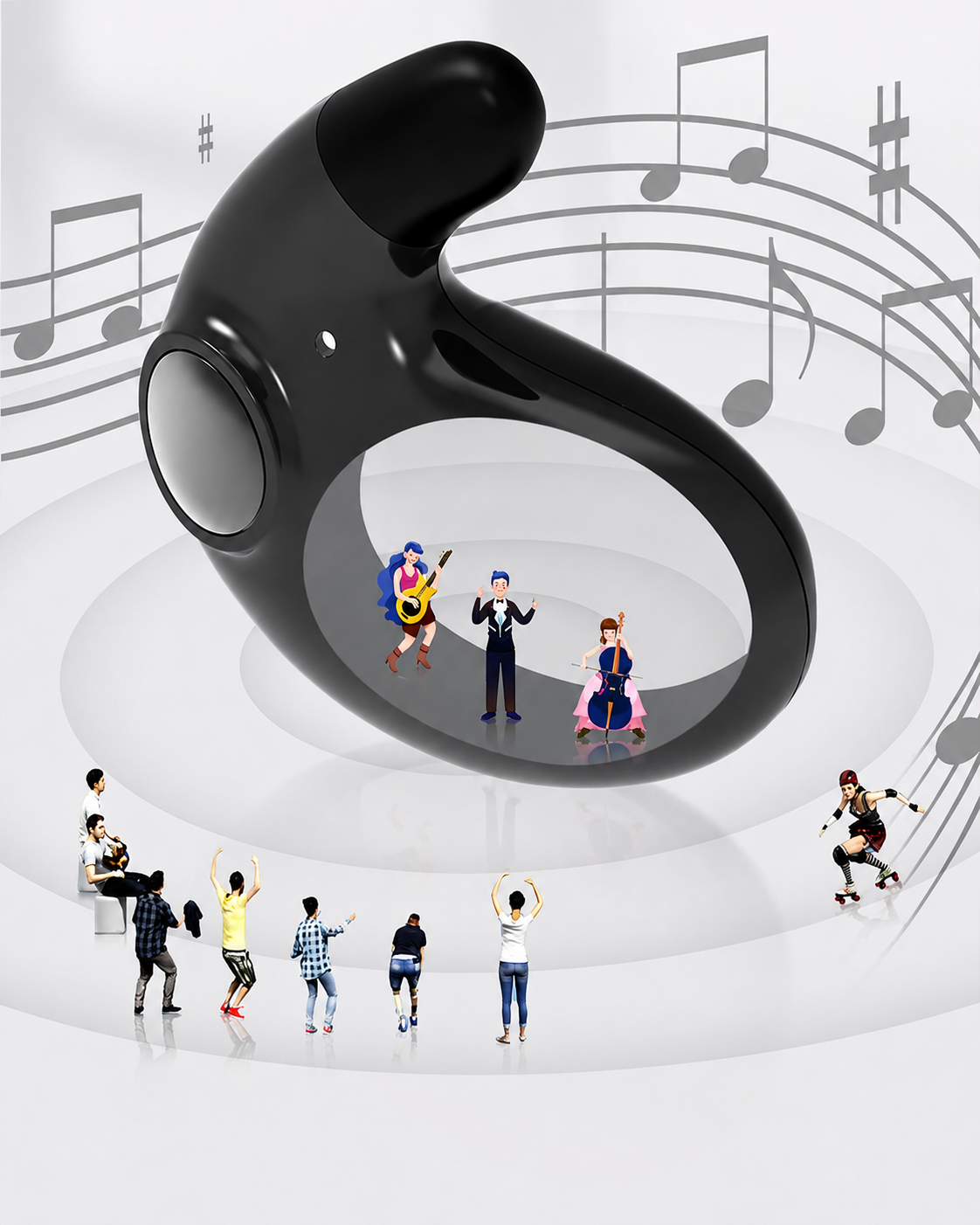 Draadloze Mini Bluetooth Oordopjes met Ruisonderdrukking