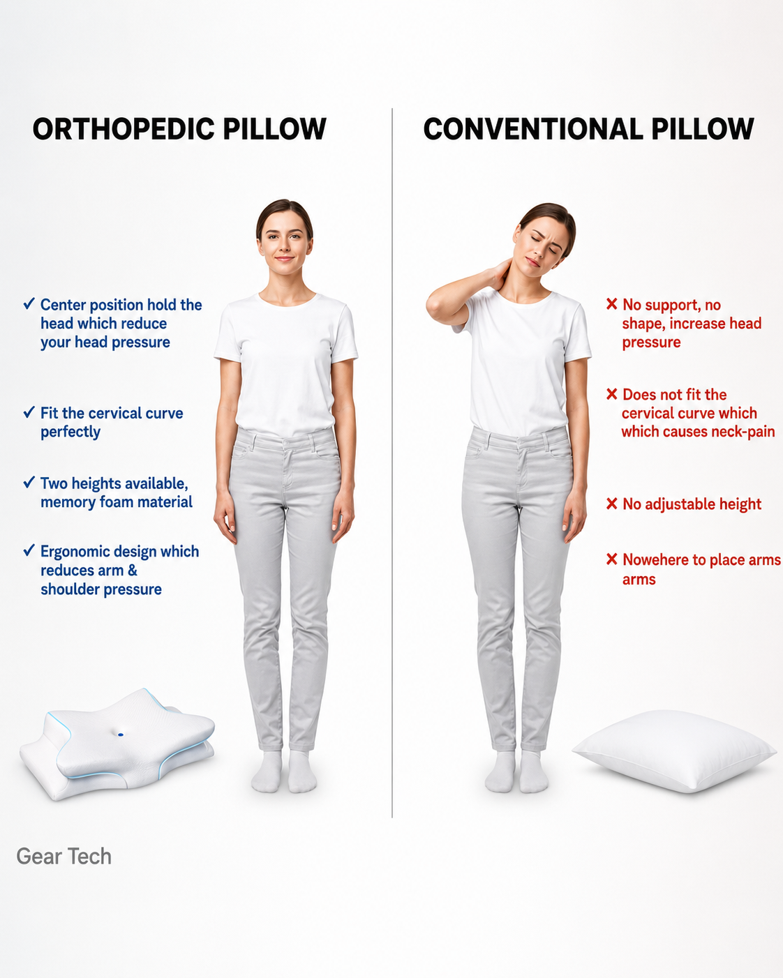 Ergonomisch Kussen voor Comfortabel Slapen