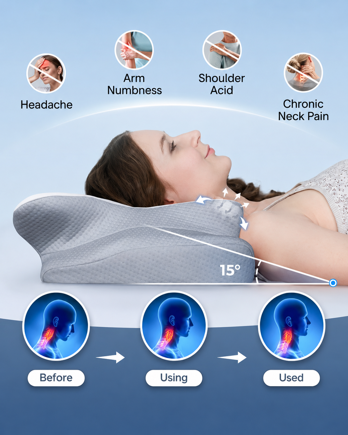 Ergonomisch Kussen voor Comfortabel Slapen
