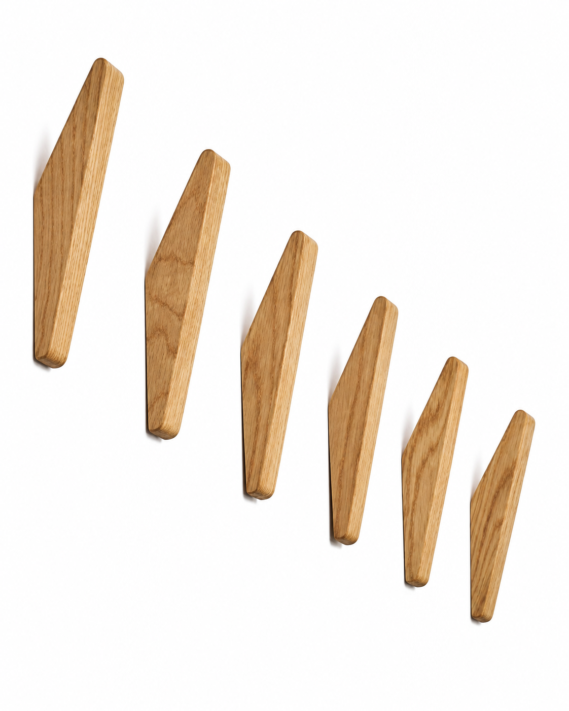 Set van 6 Wandhaken Minimalistisch Scandinavisch Design