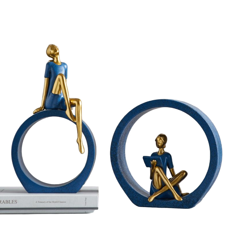 Creatief Meisje Bureau Ornament Modern Design 2