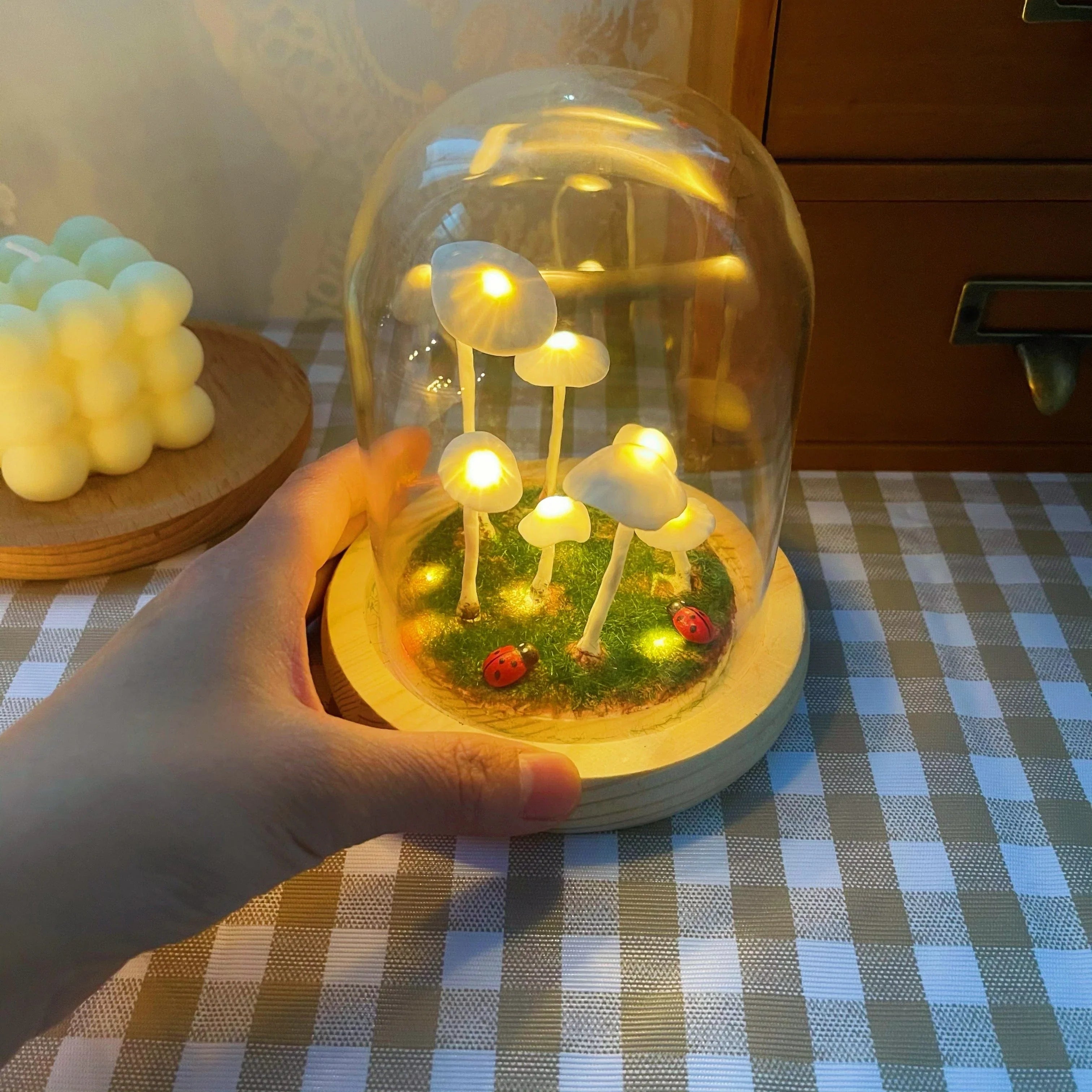 Creatieve DIY Lamp Paddenstoelen voor Thuis Decoratie 4