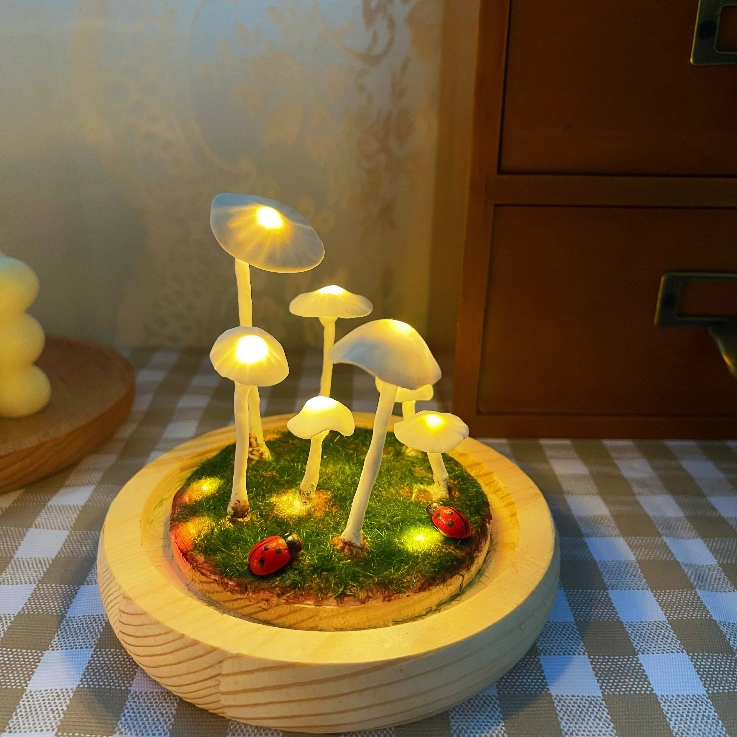 Creatieve DIY Lamp Paddenstoelen voor Thuis Decoratie 5