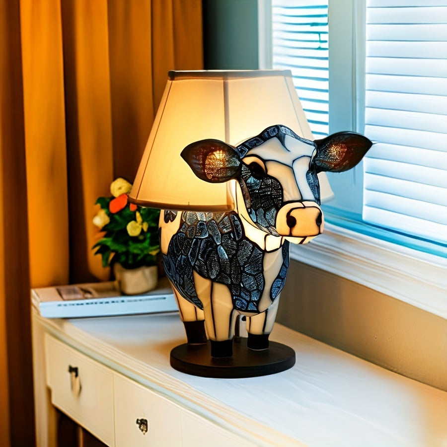 Creatieve Koe Tafellamp Nachtkast Lampje Speels Ontwerp voor Slaapkamers 1